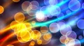 4K Abstract fantasy motion background, shining lights, waves and particles 4k or 4k+ Resolution