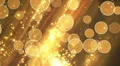 4K Abstract fantasy motion background, shining lights, waves and particles 4k or 4k+ Resolution