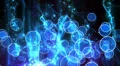 4K Abstract fantasy motion background, shining lights, waves and particles 4k or 4k+ Resolution