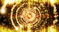 4K Abstract fantasy motion background, shining lights and particles 4k or 4k+ Resolution