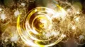 4K Abstract fantasy motion background, shining lights and particles 4k or 4k+ Resolution