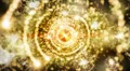 4K Abstract fantasy motion background, shining lights and particles 4k or 4k+ Resolution