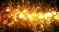 4K Abstract fantasy motion background, shining lights and particles 4k or 4k+ Resolution