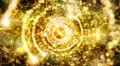 4K Abstract fantasy motion background, shining lights and particles 4k or 4k+ Resolution