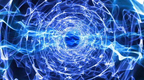 4K Abstract fantasy motion background, shining lights and particles Stock Footage 37885334