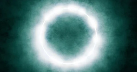 4k abstract fire rings motion loop animated motion background Stock-Footage 134207132
