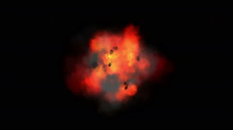 4k Abstract fireworks fire flame smoke explosion hot energy gas background. Stock Footage 59679458