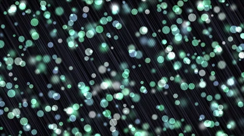 4k Abstract fireworks light dots background,bubble particle,bacteria spore line Video stock 64330503