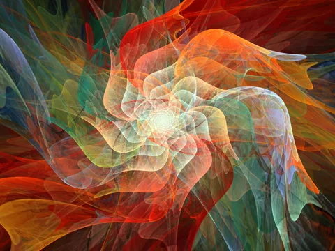 4K abstract Flame Flower seamless loop Stock Footage 1013272
