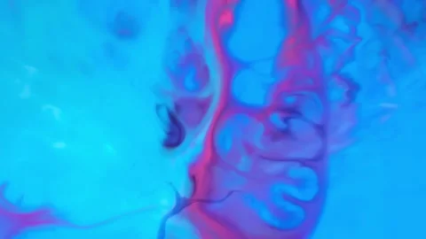 4K Abstract Fluid Gradients with Blue Pink and Purple Swirls Stock Footage 327409783