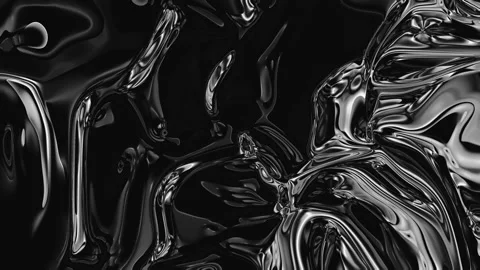 4k Abstract fluid mercury alloy metal liquid water surface flow background,metal Stock Footage 133728449