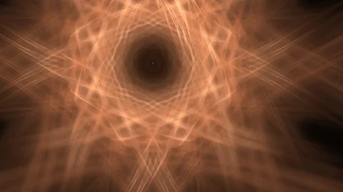4K Abstract fractal forms morph and oscillate (Loop) Stock Footage 102842535