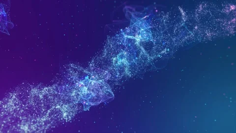 4K, Abstract galaxy light in space, Animation universe creative graphic design Stock Footage 119534002