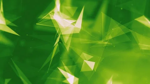 4K Abstract geometric background. technology. green. Video stock 313075250