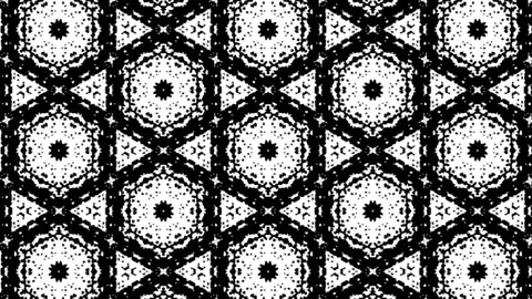 4K Abstract geometric kaleidoscope pattern with. Stock Footage 171166980
