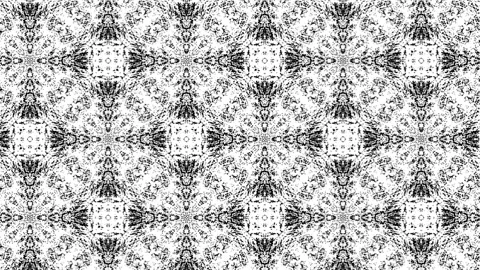 4K Abstract geometric kaleidoscope pattern with. Stock Footage 171167043