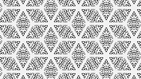 4K Abstract geometric kaleidoscope pattern with. Stock Footage 171167135