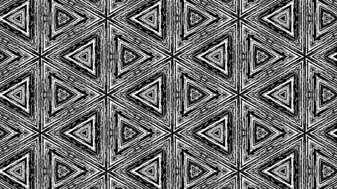 4K Abstract geometric kaleidoscope pattern with. Stock Footage 171167142
