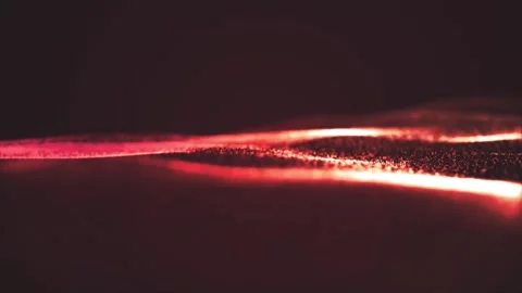 4k abstract Glowing Lights Lines Waving Video stock 319008537