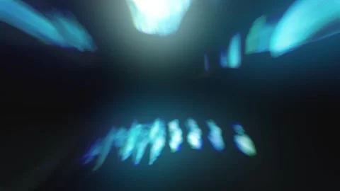 4K abstract glowing soft bright lens flare film burn grain noise cinematic spark 動画素材 317137204