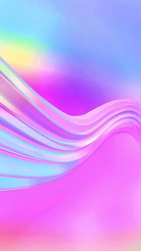 4K Abstract gradient wavy background smooth colorful iridescent geometric f.. Video stock 317645189
