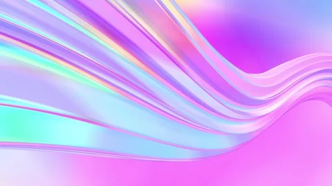 4K Abstract gradient wavy background smooth colorful iridescent geometric f.. 動画素材 317645194