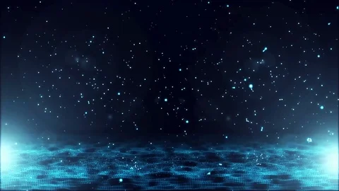 4k Abstract Hi Tech Bouncing Particles Background Stock Footage 96060149