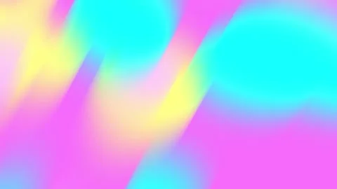 4K Abstract Holographic Gradient Blurred Cyan Pink And Yellow Background Stock-Footage 334446209