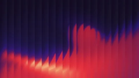 4K Abstract Lava Glass Loop - Reeded Glass Background Stock Footage 347604365