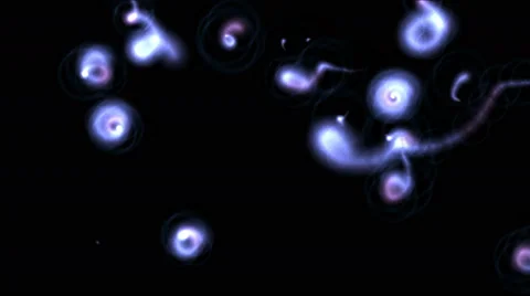 4k Abstract light smoke background,swirl fire fireworks particles missile space Stock Footage 62898973