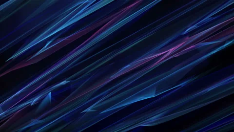 4K Abstract lights backgroud. Animation of glowing neon shapes. Stock Footage 129255181