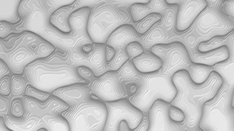 4K Abstract liquid background. 3D curved wave line abstract background. Stock Footage 288254260