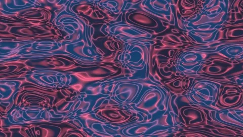 4K Abstract Liquid Gradient Background Cyberpunk Night Horizontal | Motion Loop Stock Footage 330732180