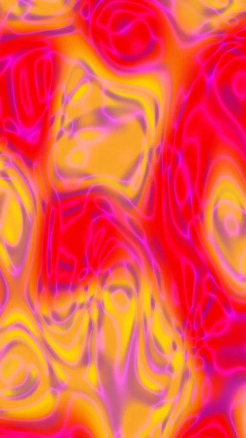 4K Abstract Liquid Gradient Background Lava Flow Vertical | Motion Loop 5 Sec Stock Footage 330745492