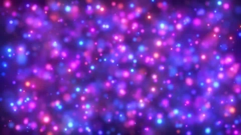 4k Abstract loop bokeh background with light colorful particles Stock Footage 268049657