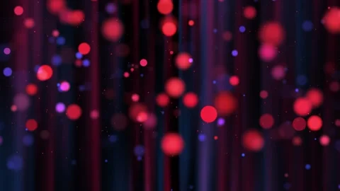 4k Abstract loop bokeh background with light particles on dark background Video stock 270231906