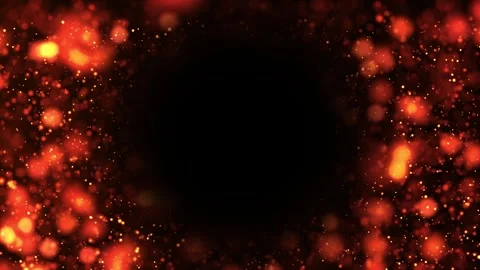 4k Abstract loop bokeh background with light particles on a dark background. Stock Footage 277348112