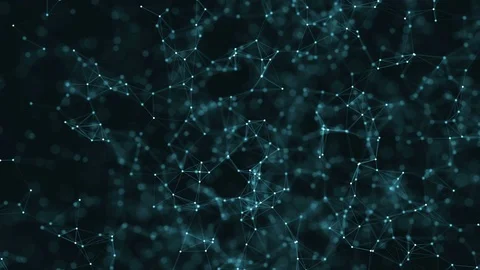 4k abstract loop color geometrical background with lines and dots Stock-Footage 70506473