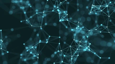 4k abstract loop color geometrical background with lines and dots Stock-Footage 70613144