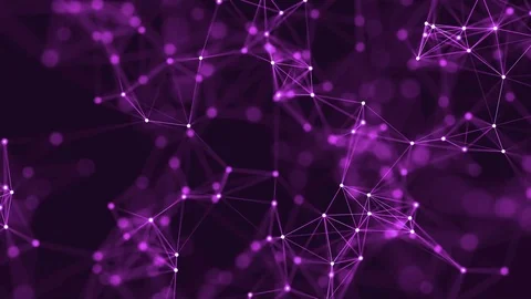 4k abstract loop color geometrical background with lines and dots Stock-Footage 70766826