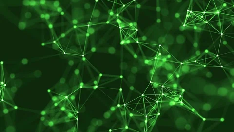 4k abstract loop color geometrical background with lines and dots Stock-Footage 70767358