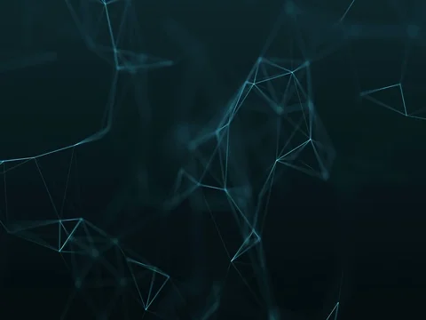 4k abstract loop color geometrical background with lines and dots Stock-Footage 71356914