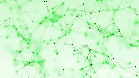 4k abstract loop color geometrical background with lines and dots Vídeo Stock 71440375