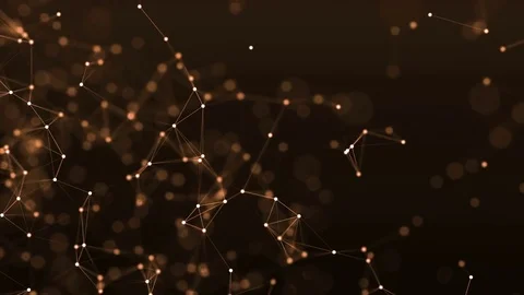 4k abstract loop color geometrical background with lines and dots Stock Footage 71459175