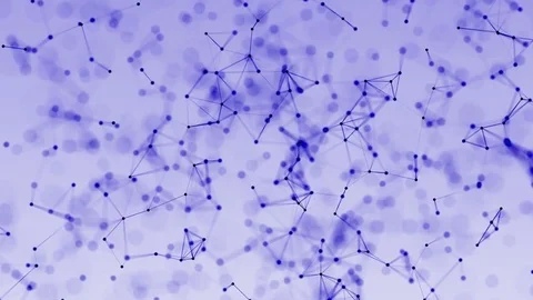 4k abstract loop color geometrical background with lines and dots Stock Footage 71466908