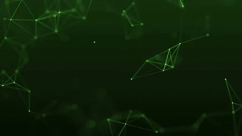 4k abstract loop color geometrical background with lines and dots Video stock 71481545