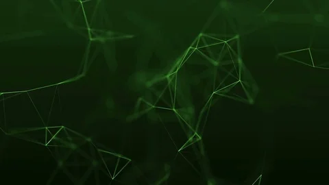 4k abstract loop color geometrical background with lines and dots Stock Footage 75893880