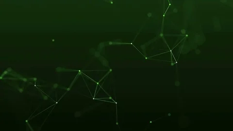 4k abstract loop color geometrical background with lines and dots Video stock 75956133