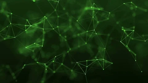 4k abstract loop color geometrical background with lines and dots Stock Footage 75957098