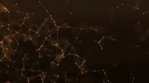 4k abstract loop color geometrical background with lines and dots Stock Footage 75974364